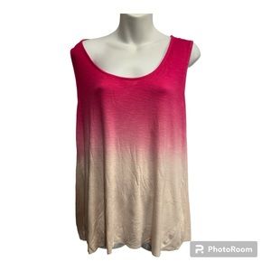 Kenneth Cole Tank. Size XL. Pink and fades